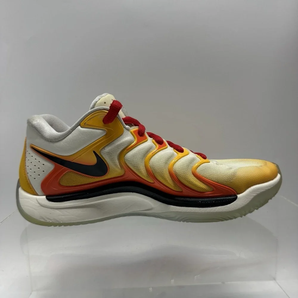 Nike KD 17 Sunrise University Gold Basketball Shoes FJ9487-700 Men's Size 8.5